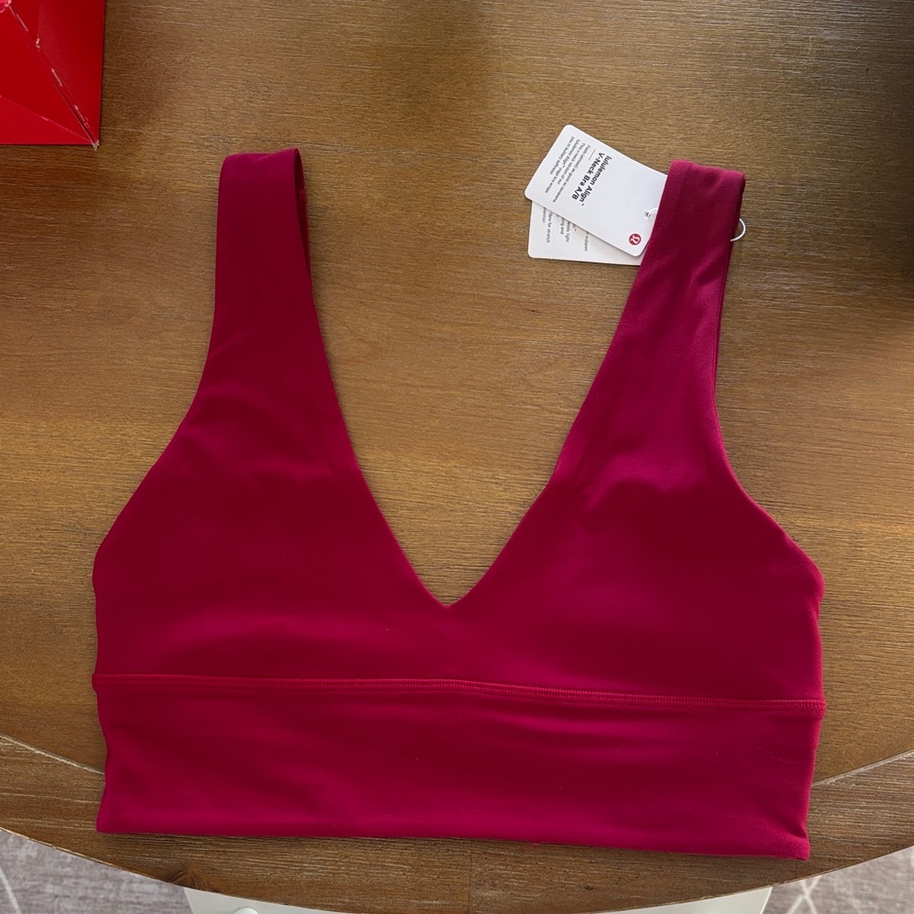 Lululemon Athletica Raspberry Rumble Sports Bra size 6